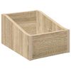 vidaXL Box na LP platne Dub sonoma 23 x 33 x 16 cm Kompozitn&eacute; drevo