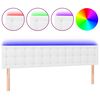 VidaXL Čelo postele biele 180x5x78/88 cm umel&aacute; koža