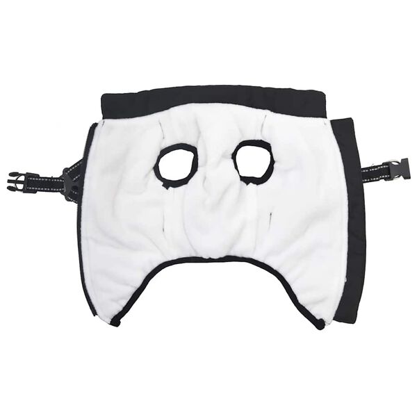 vidaXL Ps&iacute; kab&aacute;t s postrojom vodeodoln&aacute; reflexn&aacute; čierna L28