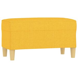 vidaXL Lavička bledožlt&aacute; 70x35x41 cm l&aacute;tka