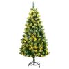 vidaXL Umel&yacute; v&yacute;klopn&yacute; vianočn&yacute; stromček 150 LED 150 cm
