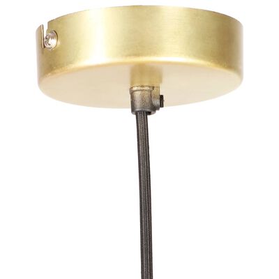 vidaXL Industriálna závesná lampa 25 W mosadzná 19 cm okrúhla E27