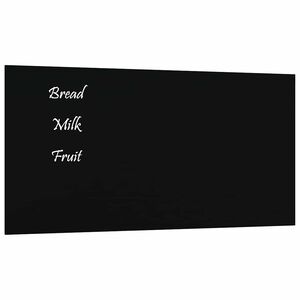 vidaXL N&aacute;stenn&aacute; magnetick&aacute; tabuľa čierna 40x20 cm tvrden&eacute; sklo