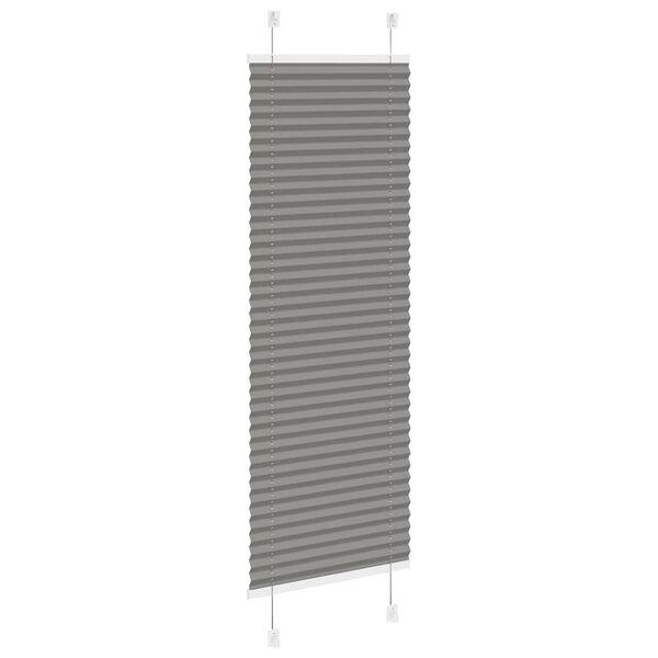 vidaXL plisovan&aacute; roleta antracit 40x150 cm &Scaron;&iacute;rka l&aacute;tky 39,4 cm