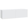 vidaXL 7-dielna s&uacute;prava TV skriniek biela spracovan&eacute; drevo