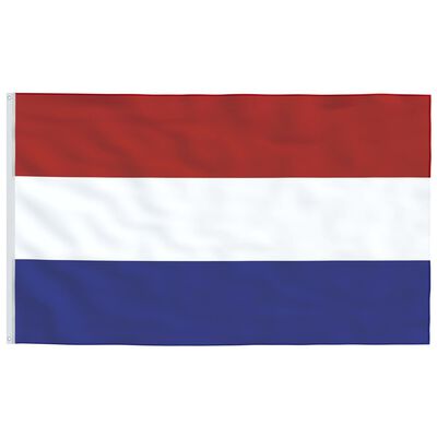 vidaXL Vlajka Holandska a tyč 6,23 m hliník