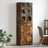 vidaXL Highboard Dymov&aacute; dub 60 x 35 x 182 cm Kompozitn&eacute; drevo