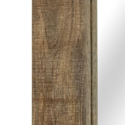 vidaXL Zrkadlo masívne mangovníkové drevo 50x80 cm