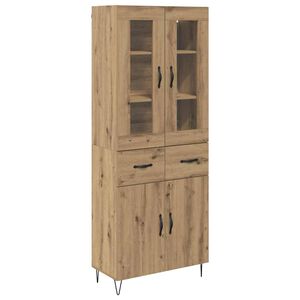 vidaXL Highboard Remeseln&yacute; dub 69,5 x 34 x 90 cm Kompozitn&eacute; drevo