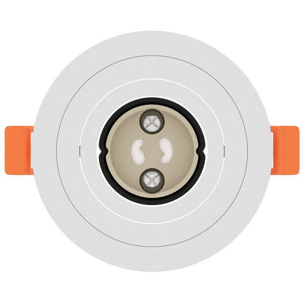 vidaXL Bodov&eacute; svetlo 24 pcs Biela 9 x 9 x 2 cm Hlin&iacute;k