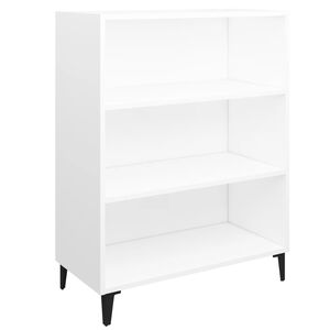 vidaXL Komoda biela 69,5x32,5x90 cm spracovan&eacute; drevo