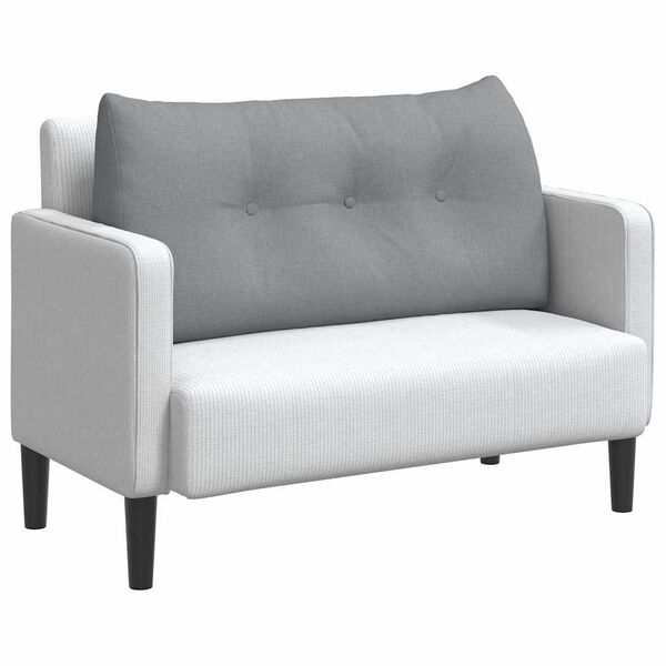 vidaXL Podu&scaron;ka na chrb&aacute;t Svetlosiv&aacute; 100 x 24 x 50 cm l&aacute;tka