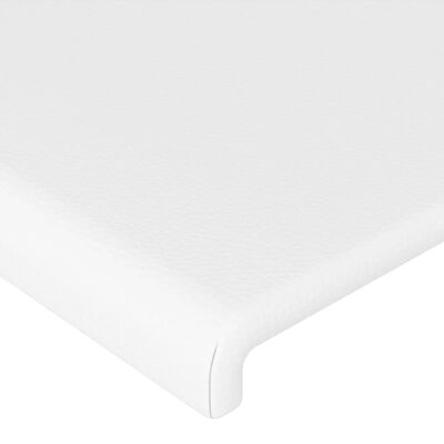 VidaXL Čelo postele biele 80x5x78/88 cm umelá koža