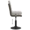 vidaXL Otočn&eacute; jed&aacute;lensk&eacute; stoličky 2 ks tmavosiv&eacute; zamatov&eacute;