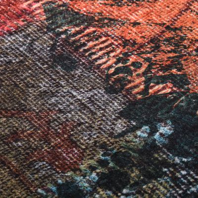 vidaXL Prateľný koberec patchwork 160x230 cm viacfarebný protišmykový