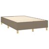 vidaXL Boxspring posteľ s matracom sivohned&aacute; 120x190 cm l&aacute;tka