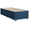 vidaXL Posteľn&yacute; r&aacute;m boxspring s matracom modr&yacute; 90x190 cm l&aacute;tka