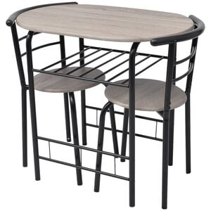 vidaXL Raňajkov&yacute; set - barov&yacute; st&ocirc;l a stoličky, MDF