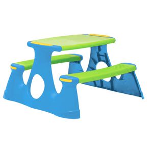 vidaXL Piknikov&aacute; lavička pre deti 89,5x84,5x48 cm polypropyl&eacute;n
