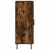 vidaXL Komoda dymov&yacute; dub 34,5x34x90 cm spracovan&eacute; drevo