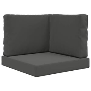 vidaXL Vank&uacute;&scaron; na vonkaj&scaron;iu pohovku Polyester Antracitov&aacute; 60 x 60 cm