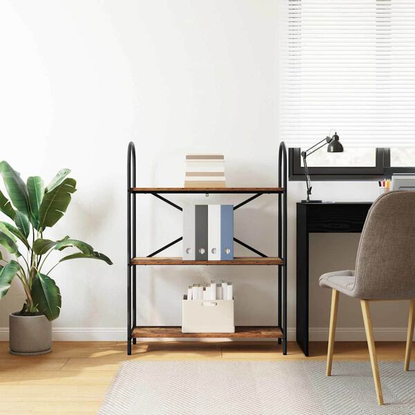 vidaXL Reg&aacute;l na knihy Star&eacute; drevo 80 x 30 x 109 cm Kompozitn&eacute; drevo