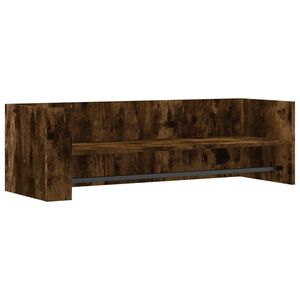 vidaXL N&aacute;stenn&aacute; polica, tmav&yacute; dub 100x35x30,5 cm, kompozitn&eacute; drevo