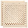 vidaXL Dvere skrinky mriežkov&yacute; dizajn 2 ks 59,5x61,5 cm mas&iacute;v borovica