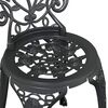 vidaXL Z&aacute;hradn&yacute; bistro set 3 pcs Čierna Hlin&iacute;k