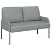 vidaXL Pohovky s vank&uacute;&scaron;om 110cm Svetlosiv&aacute; Preglejka