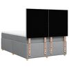 vidaXL Boxspring posteľ s matracom bledosiv&yacute; 140x190 cm l&aacute;tka