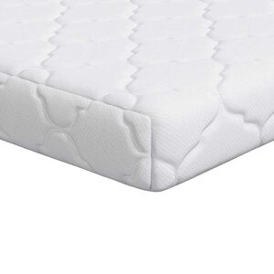 vidaXL Matrac Biela 60 x 120 cm žak&aacute;rov&aacute; tkanina