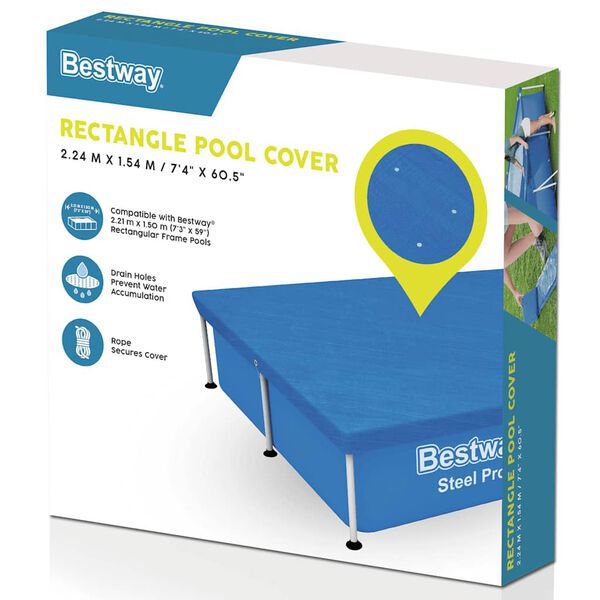 Bestway Baz&eacute;nov&aacute; plachta Flowclear 221x150 cm