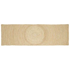 vidaXL Koberec do oblasti Biela 60 x 300 cm Juta