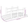 vidaXL Z&aacute;hradn&yacute; most&iacute;k so z&aacute;bradl&iacute;m 150x67x56 cm mas&iacute;vny smrek