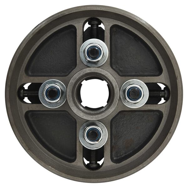 vidaXL 4-čeľusťov&eacute; skľučovadlo na drevo s pripojen&iacute;m M33 čierne 150x63 mm oceľ