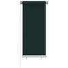 vidaXL Vonkaj&scaron;ia zatemňovacia roleta 65 (&Scaron;) x 140 (V) cm tmavozelen&aacute; HDPE