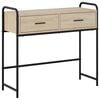 vidaXL Konzolov&yacute; st&ocirc;l Dub sonoma 90 x 33 x 80,5 cm Kompozitn&eacute; drevo