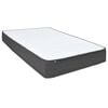 vidaXL Posteľ boxspring tmavošedá látková 160x200 cm