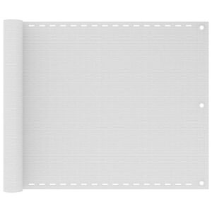 vidaXL Balk&oacute;nov&aacute; mark&iacute;za biela 75x300 cm HDPE