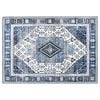 vidaXL Koberec ORIZ Tmavomodr&aacute; 140 x 200 cm 100% polyester