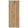 vidaXL Knižnica dub artisan 40x24x76 cm kompozitné drevo