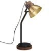 vidaXL Stolov&aacute; lampa 25 W starožitn&aacute; mosadzn&aacute; 18x18x60 cm E27