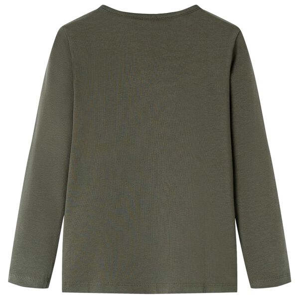 Detsk&eacute; tričko s dlh&yacute;mi ruk&aacute;vmi kaki 116