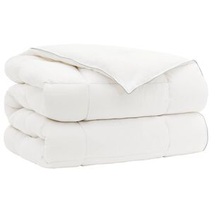 vidaXL Papl&oacute;n TRIER 200x240 cm 4 ročn&eacute; obdobia 350 GSM Biela