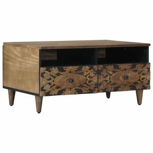 vidaXL Konferenčn&yacute; stol&iacute;k Hned&aacute; 80 x 54 x 40 cm Mas&iacute;vne mango drevo