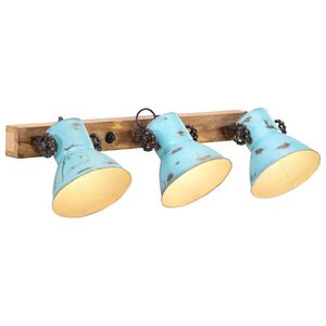 vidaXL N&aacute;stenn&aacute; lampa 25 W &scaron;muhovan&aacute; modr&aacute; 65x25 cm E27