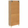 vidaXL Highboard so z&aacute;suvkou Remeseln&yacute; dub 69,5 x 34 x 180 cm