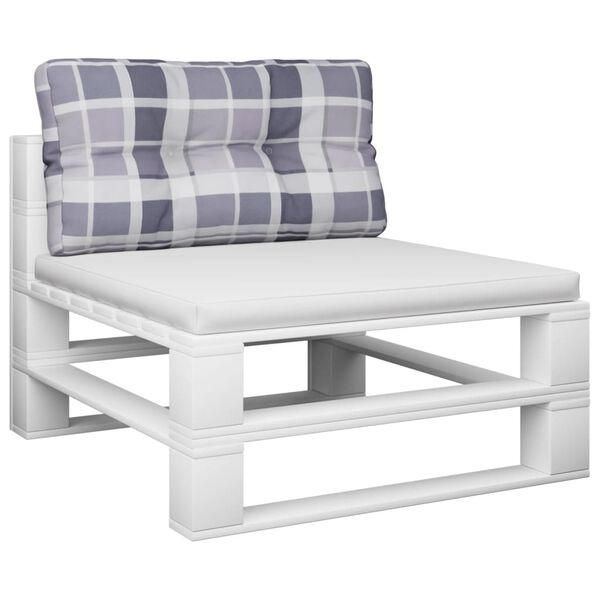 vidaXL Podložka na paletov&yacute; n&aacute;bytok siv&eacute; kocky 70x40x12 cm l&aacute;tka