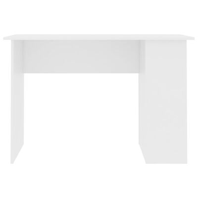 vidaXL Stôl biely 110x60x73 cm drevotrieska
